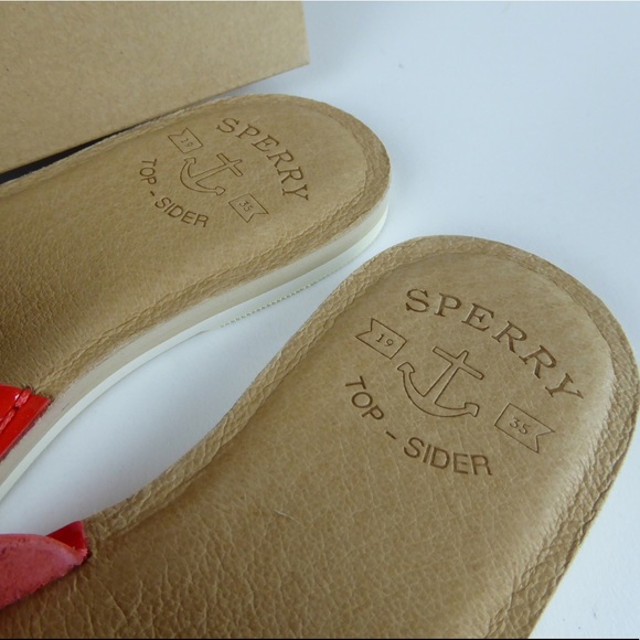 sperry leather sandals